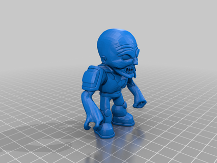 Mutant mini figure Bombe Sammlerstück Zyste Ion Wut Modelle Pusteln Spielzeug Zombie Kreaturen 3d print model - Mito3D