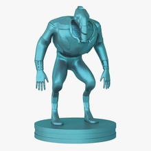 mutant miniature art body cyborg freak game play monster utilizer radioactive personage robot superhero terrible souvenir character android gift toy 3d print model - Mito3D