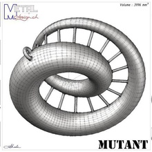 mutante gioielli pendentif ciondoli ciondolo 3d print model - Mito3D