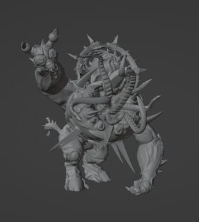 mutated vortex beast mutalith thousand sons war hammer warhammer40k monster daemon 3d print model - Mito3D