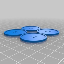 mutli customizable düğmeler moda Aksesuarlar 3d print model - Mito3D