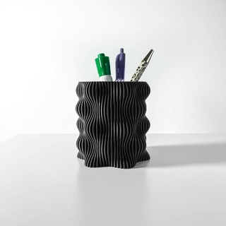 muxel Stift Halter Unterstützung Schreibtisch Veranstalter Bleistift Tasse modern Büro Zuhause Haus Dekor einzigartig Zubehör 3d print model - Mito3D