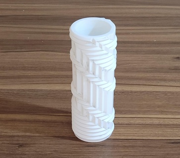 musique pot pancarte planteur vase béton concis 3d print model - Mito3D