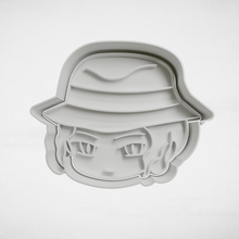 muzan kibutsuji kimetsu yaiba cookie cutter cutters stl molds 3d print model - Mito3D