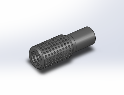 muzzle breaker airsoft silencer 3d print model - Mito3D