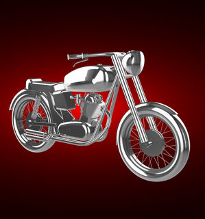 mv agusta rápido deporte 1965 moto motocicleta bicicleta motor two wheeled vehículo motociclista superior velocidad turbo coche turismo helicóptero 3d print model - Mito3D