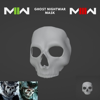 mw2 mw3 fantasma guerra notturna maschera cosplay 3d modello 3d print model - Mito3D