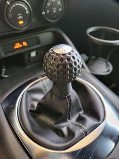 mx-5 golfball shift knob mx5 miata shifter nd golf ball 3d print model - Mito3D