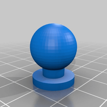 meine angepassten ball-und-sockel-Berg-ball-16 flange15 home Haushalt kundengebundene 3d print model - Mito3D