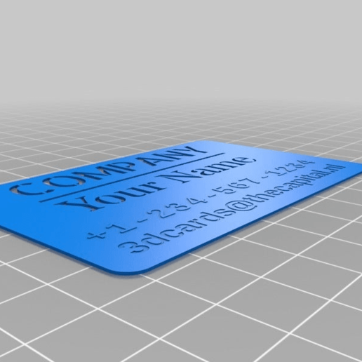 meine maßgeschneiderten business card maker home kundengebundene office 3D print model - Mito3D