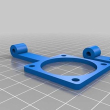 my customized fan mounting bracket tool 3d printer parts 3d print model - Mito3D
