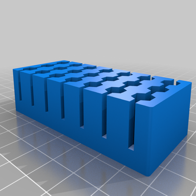 my personalizado hex mordeu suporte ferramenta titulares caixas 3d print model - Mito3D