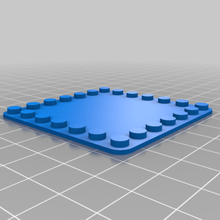 meine kundengebundenes lego-compatlegbaseplateo 6x1 Spiel Bau-Spielzeug kundengebundene 3d print model - Mito3D