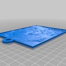 meu personalizados lithopanebee luna a arte Arte 2d personalizado 3d print model - Mito3D