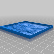meine angepasste lithophane parametrisiert Länge Dicke Kunst 2d-Kunst kundengebundene 3d print model - Mito3D