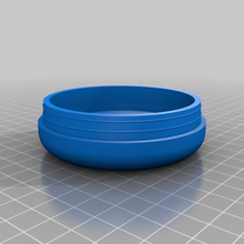 my customized round tube endcap home household 3d print model - Mito3D