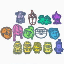 my favorite villain minions kit x14 cookie cutter home minion lucy edith jerry bob girl kevin stuart nefarious agnes margo pony unicorn infected sharp moulds fondant cookies design cutters kitchen oven pack film zombie 3d print model - Mito3D