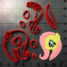 my little pony cookie cutter cortador biscoito vari 3d print model - Mito3D