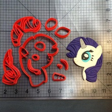 my little pony-Ausstechformen cortador biscoito verschiedene pony cookies cutter 3d print model - Mito3D