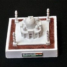 il mio tajmahal12400 architettura patrimonio mondiale dell'unesco costruzioni 3d print model - Mito3D