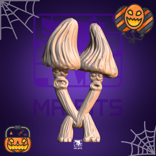 myconid table Halloween champignon rpg bête monstre patate grotte dnd fantaisie habitant sombre souterrain 3d print model - Mito3D