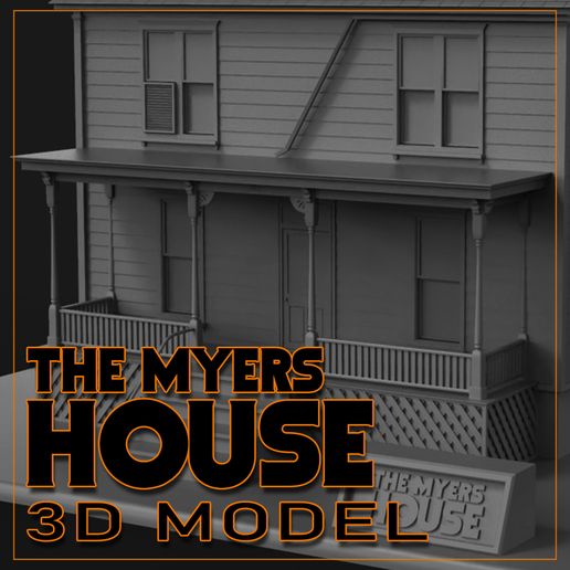 myers house architecture michael halloween model horror 3D print model - Mito3D