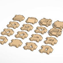 mypanel-kit-Spiel Spiel bauen Konstrukt - Spielzeug die Blöcke meccano panel puzzle 3d print model - Mito3D
