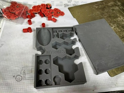 myrmes player box Tools ants game bgg board caja para inserto juego de mesa 3d_printing 3d print model - Mito3D