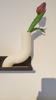 mysterious vase Home deco tube 3d print model - Mito3D