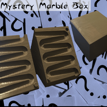 mystery marble box game mechanical toys zigzag zig zag sphere ramp pathway inches inch four curve cube bearing ball baileyandzack 3d print model - Mito3D