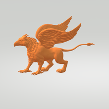 mystique créature Kreatur art pferd Adler fl gel Aigle cheval ailes aile fantaisie 3d print model - Mito3D