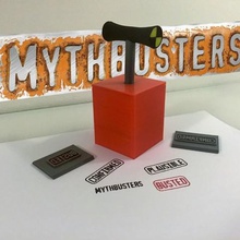 cazadores de mitos - el detonador stamper gadget plausible la tinta confirmado busted 3d print model - Mito3D