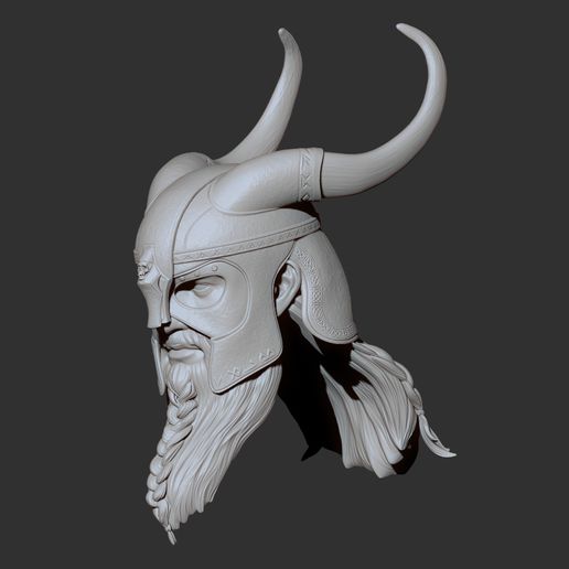 mítico legión vikingo guerrero Arte motuc motu skeletor man arte fan 3d juguete personalizado 3D print model - Mito3D