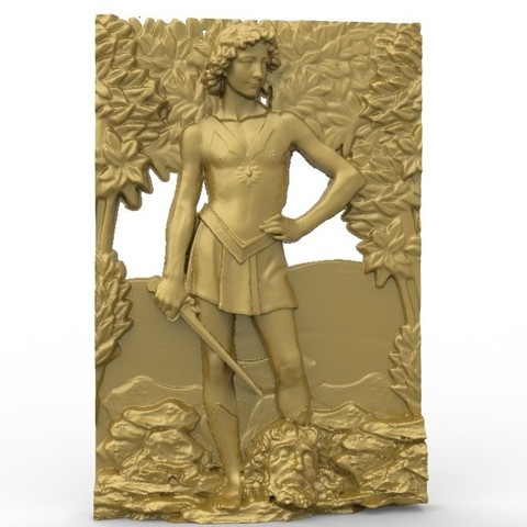 mythology kill art 3D print model - Mito3D