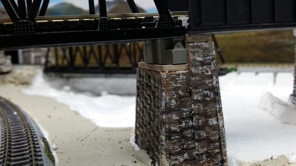 n-scale kato bridge pier 3D print model - Mito3D