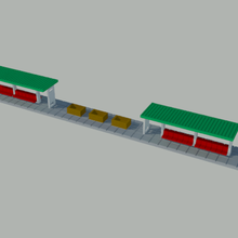 scale stoppt Ausführung 20 Aufenthaltsort Bus Rahmen 1 160 150 3d print model - Mito3D