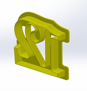 n12 cookie cutter 12 kitchen bisquit tool 3d print model - Mito3D