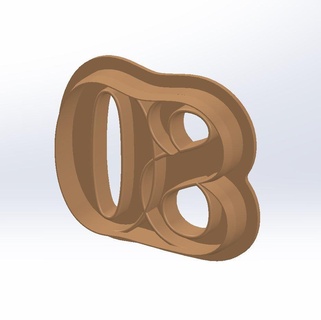 n80 cookie cutter shape 80 number kitchen bisquit tool 3d print model - Mito3D
