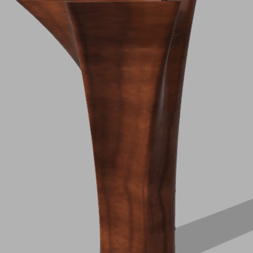 n3ds vase home twisted spiral decor flower decorative decoration 3D print model - Mito3D