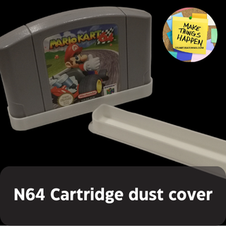 n64 cartucho polvo cubierta carcasa funda nintendo juegos vídeo retro protector blindaje nostálgico durabilidad limpieza seguro 3d print model - Mito3D