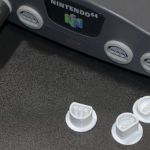 n64 controller port dust cover game nintendo covers retro 3d print model - Mito3D
