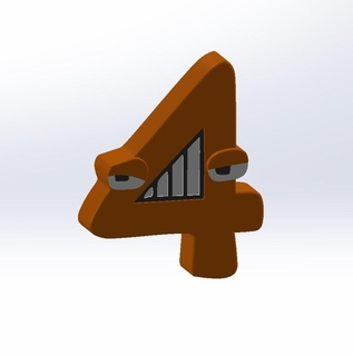 A cookie cutter alphabet lore shape, 3D models download