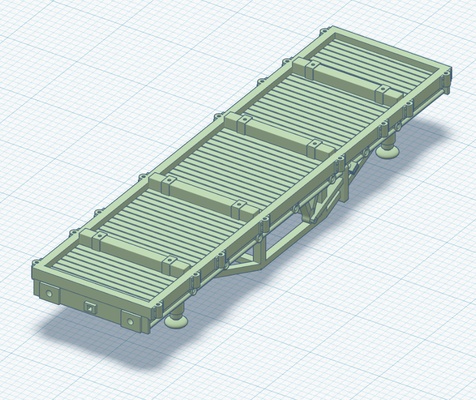 n ölçü koca amerika papağanı h br boji desteklemek a vagon oyun 1 148 navlun araba ranza düz bahis kereste kiriş 3d print model - Mito3D