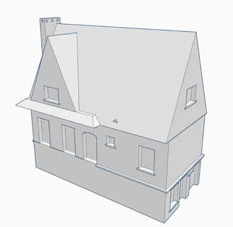 échelle maison décor Accueil 3d print model - Mito3D