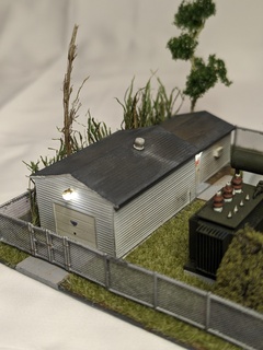n scale small utility shack 3d print model - Mito3D