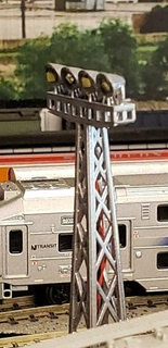 n scale yard light tower 3d print model - Mito3D
