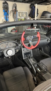 na miata steering wheel hanger spacer 3d print model - Mito3D