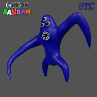nabnab Garten Ventilator Kunst bggt Spiel nabnab Blau Garten of Garten Monster Verbot Verbot 3d Modell Garten of Neu Monster 3d print model - Mito3D