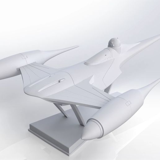 naboo n-1 starfighter star wars 3D print model - Mito3D