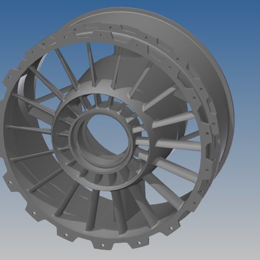 nacelle hayran stator kasa uzantılar trent_900 a380 tersine çevirmek yüksek_bypass Jet motoru 3D print model - Mito3D